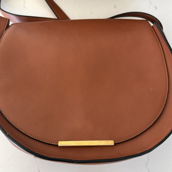 Cuyana Brown Leather Crossbody Bag - Picture 5 of 5
